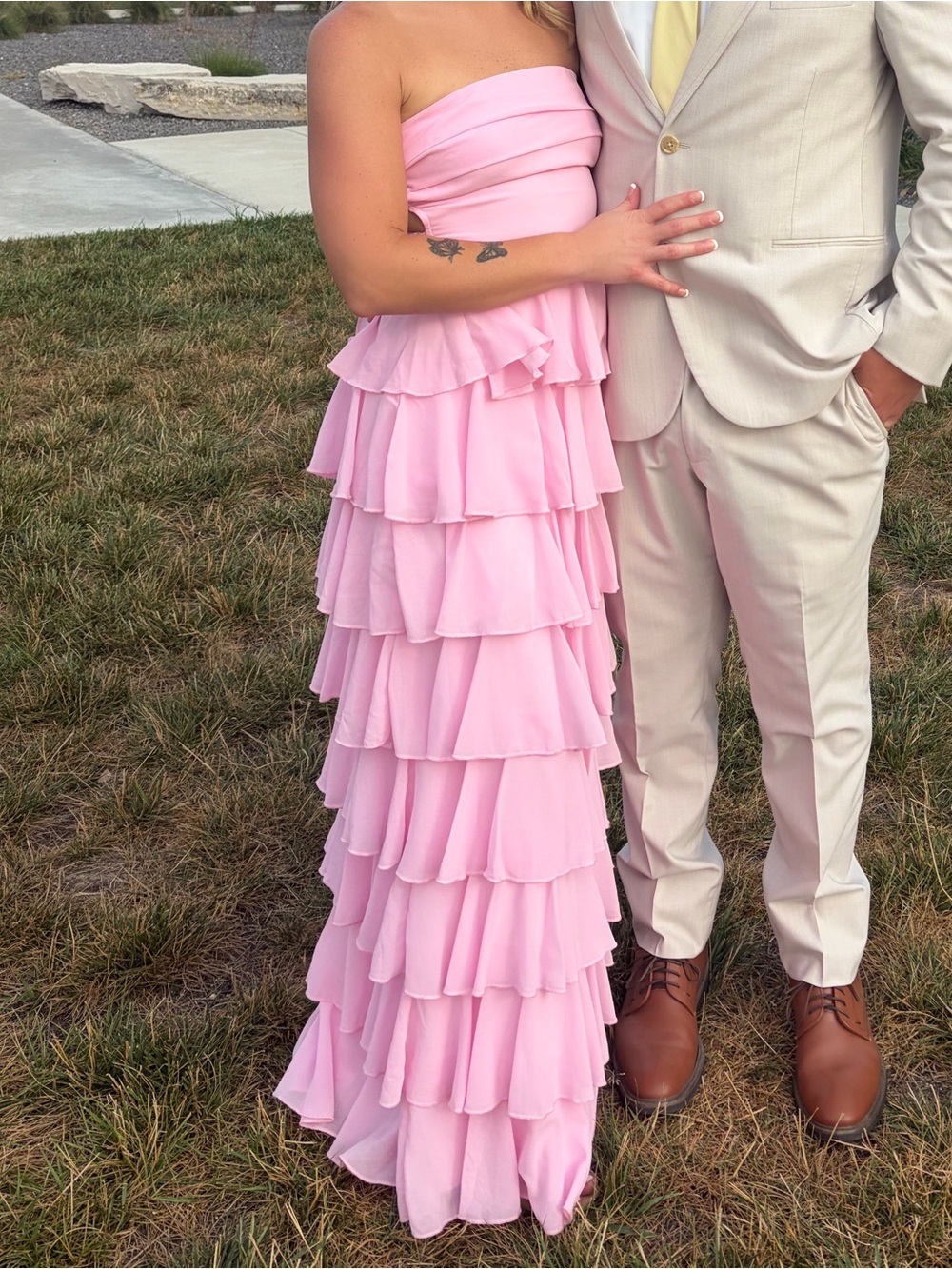 Beginning Boutique Pink Maxi Dress